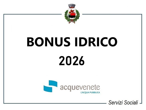 Bonus Idrico 2026