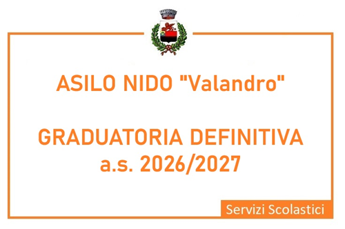 Graduatoria definitiva Asilo Nido "Valandro"