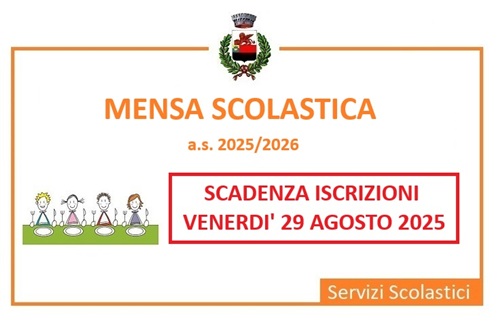 Iscrizione Mensa Scolastica a.s. 2025/2026