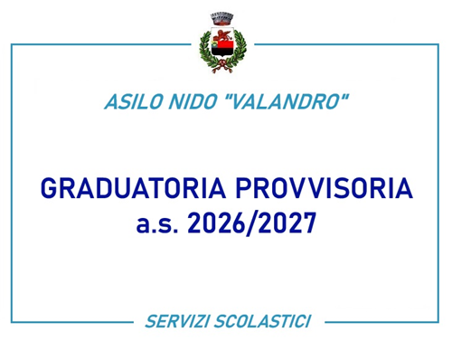 Graduatoria Provvisoria Asilo Nido "Valandro"