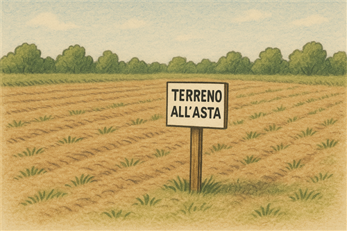 Asta pubblica per alienazione immobiliare di due lotti distinti, Lotto 1 e Lotto 2, ricadenti nella Zona D per attività produttive artigianali, industriali e commerciali